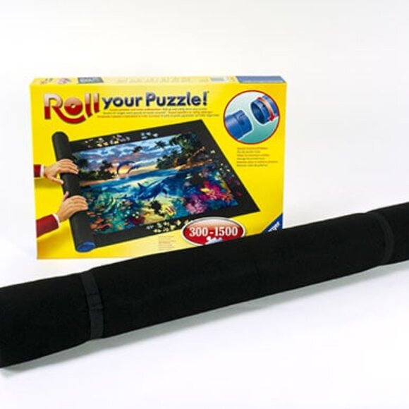 New sealed Ravensburger-Roll your Puzzle 300-1500 pcs Puzzle Felt Mat & Tube - Picture 2 of 9
